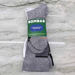 BombasBombas Women’s Compression Socks 20-30 mmHg Knee High Medium 3-Pack NWT